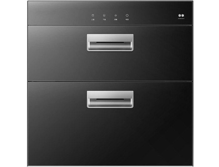 DX11 80L嵌入式三玻璃两抽消毒柜